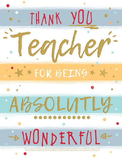Picture of THANK YOU TEACHER CARD